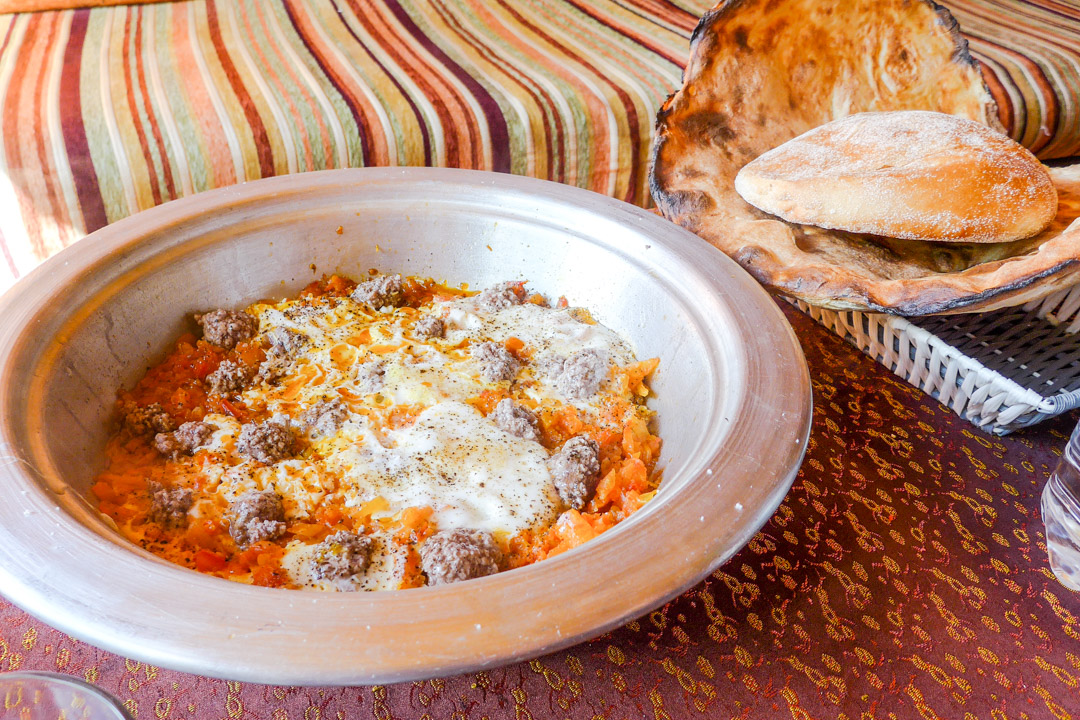 Berber bread and tagine