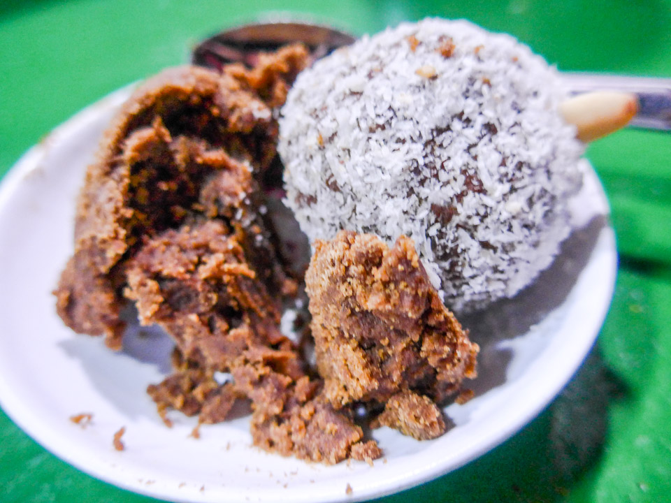 Dessert at Jemaa el Fna in Marrakech