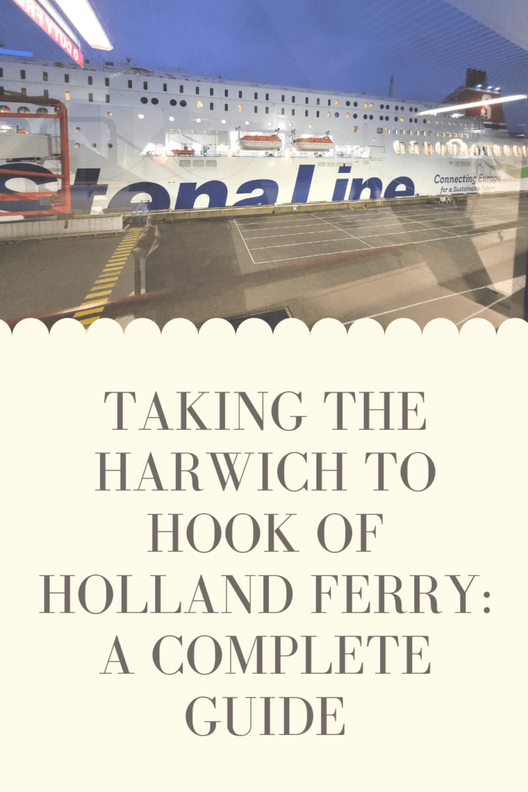 travel time harwich to hook of holland