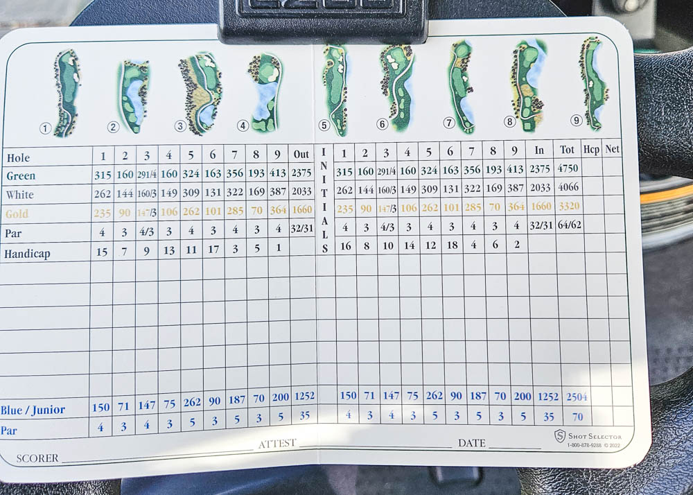 Grande Vista Golf Club Scorecard