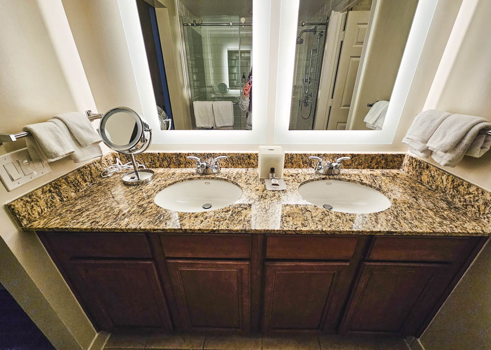 Double Vanity in Master Bath