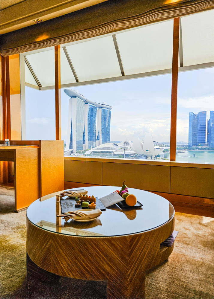 Marina Bay Sands View from Ritz-Carlton, Millenia Singapore