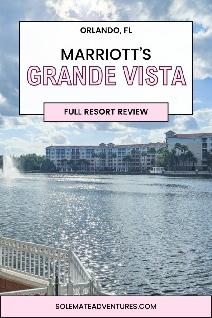 Marriott's Grande Vista Resort is excellent for an Orlando family getaway with its large villas, on-site activities and no resort fees!