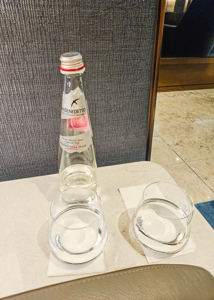 Bottled Water in The Private Room