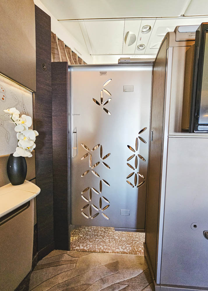 Singapore Airlines A380 First Class Suites Door