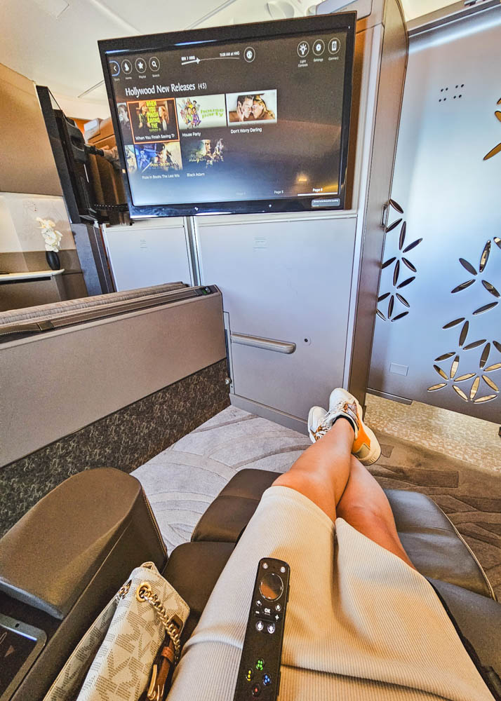 Singapore Airlines A380 First Class Suites Recliner