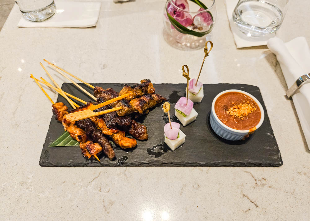Singapore Airlines Satay in The Private Room