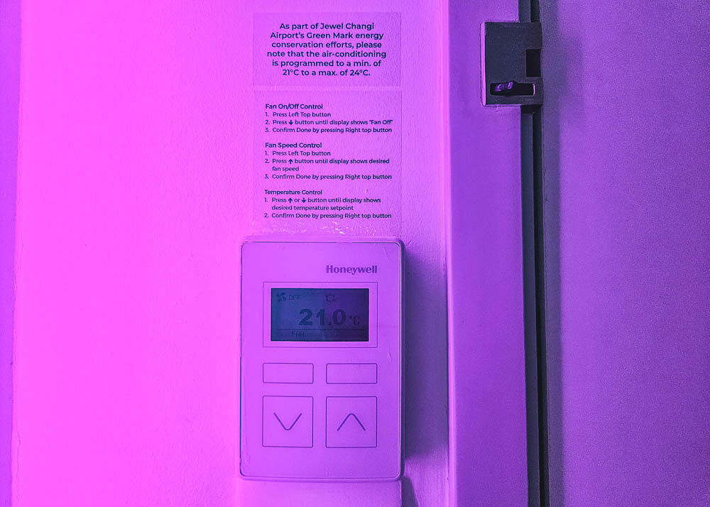 YOTELAIR Singapore Changi Airport Air Conditioning