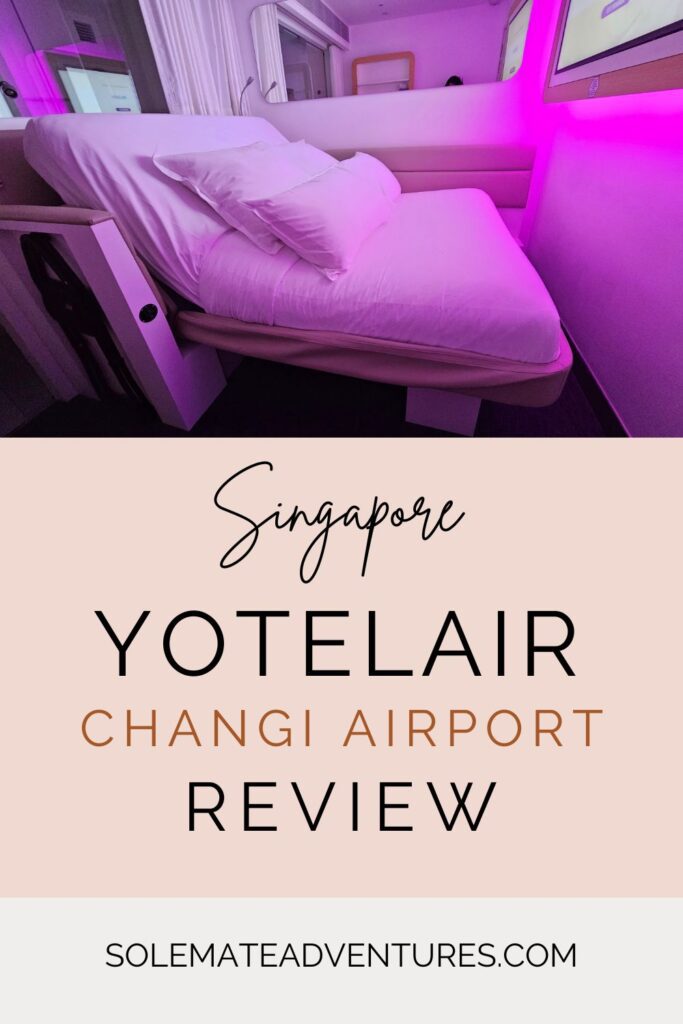 The YOTELAIR Singapore Changi Airport is conveniently located right within The Jewel, making it perfect for an overnight layover.