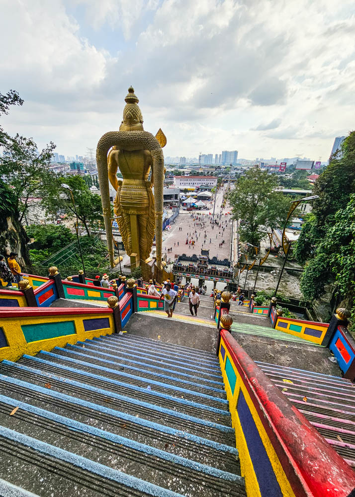 Batu Caves Stairs View