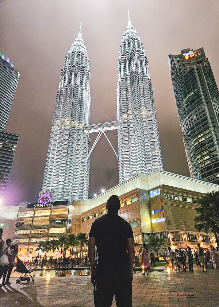 Petronas Towers in One Day in Kuala Lumpur