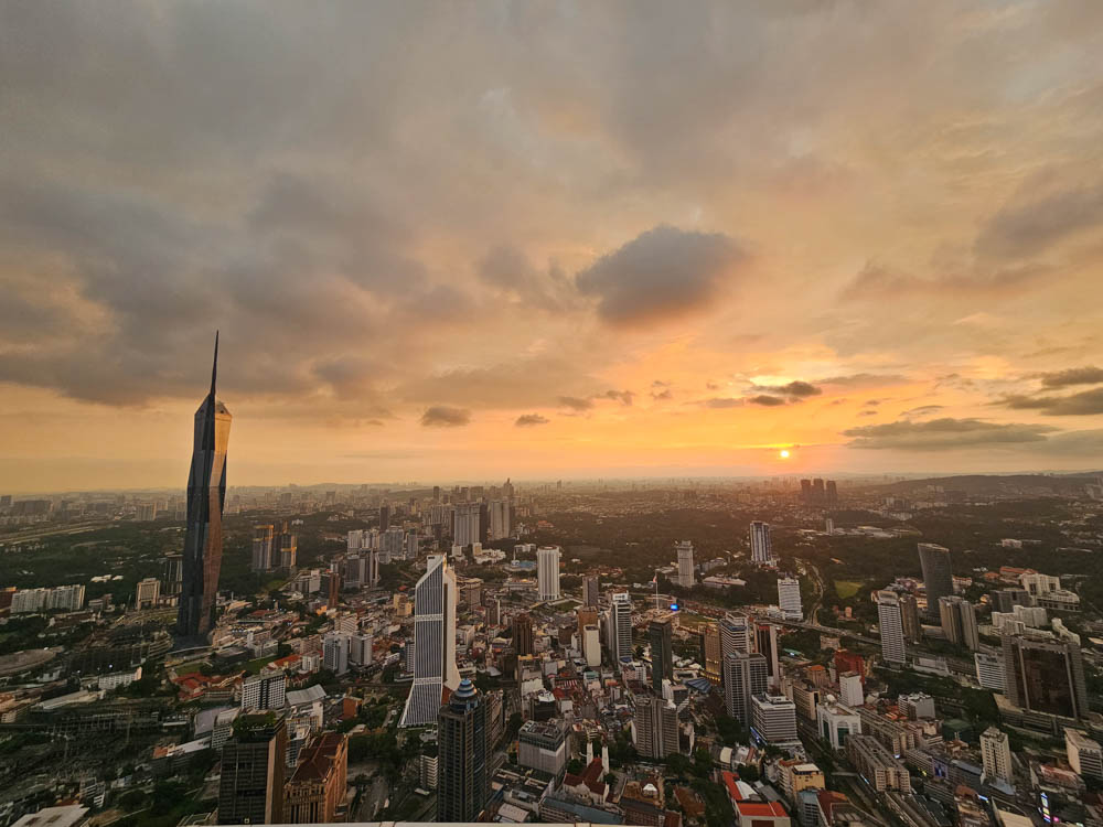 Sunset from KL Tower