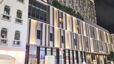 Hotel Collective in Naha, Japan is a new hotel on popular Kokusai Street with luxurious rooms, rooftop pool and an excellent breakfast buffet.