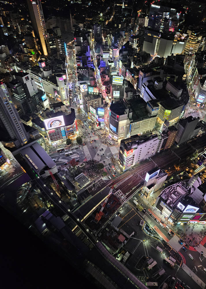 Shibuya Sky View of Shibuya Scramble Crossing