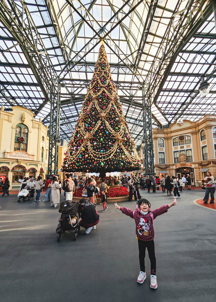 Tokyo Disneyland Christmas Tree at World Bazaar