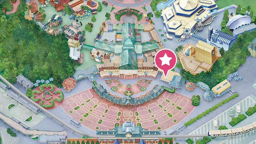 Tokyo Disneyland Stroller Rental Map